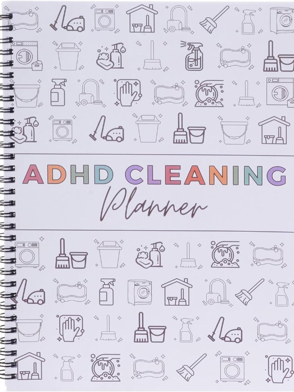 Pc ADHD Cleaning Planner for Adults Daily Weekly Monthly Schedule Organizer Hous